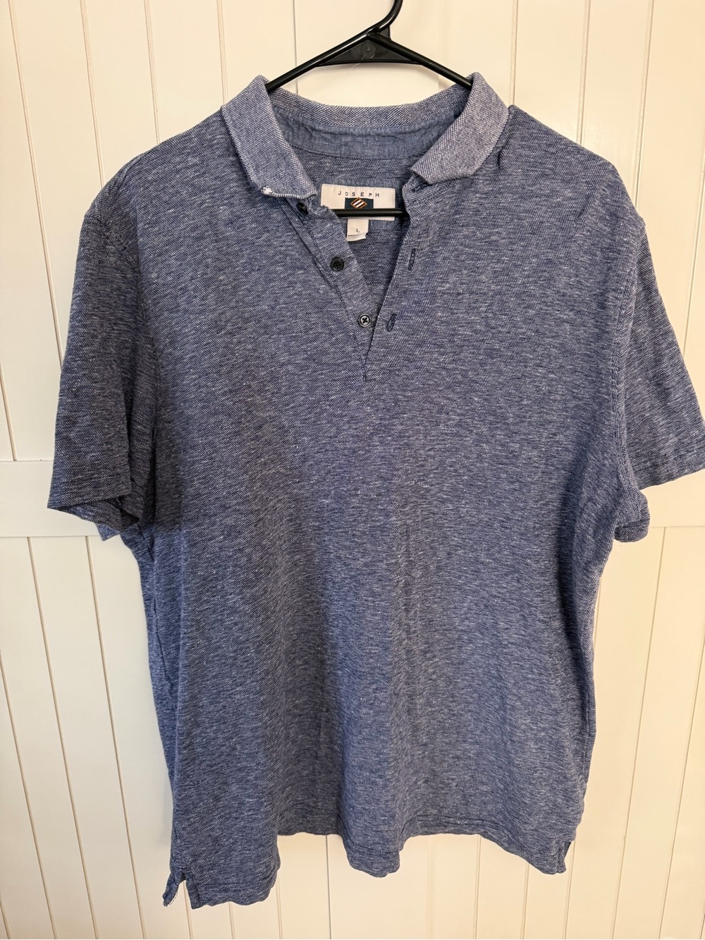 Joseph Abboud Men’s Blue Heather Polo Shirt
